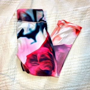 Cropped Floral Leggings